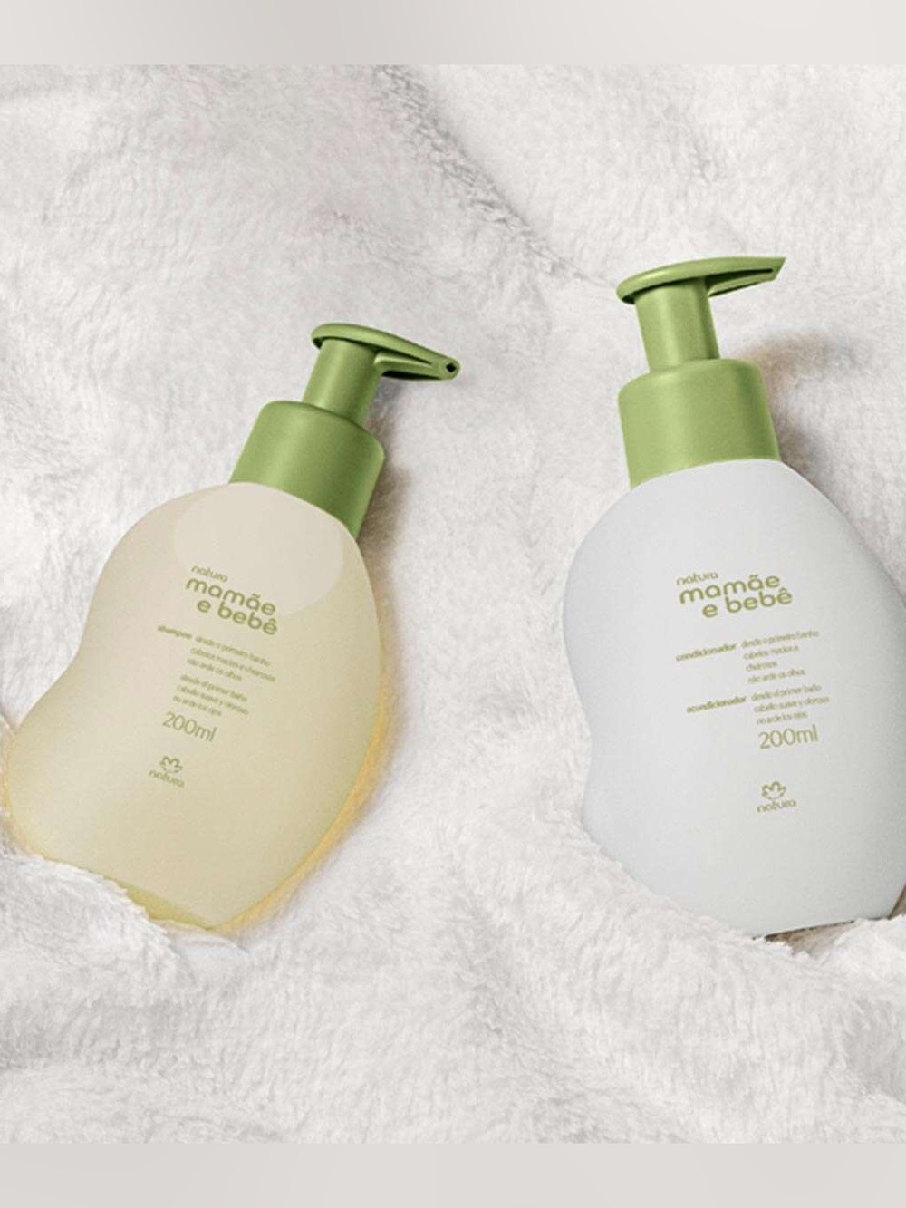 Mamãe e Bebê Gentle Hair Care - Green Pump (200ml)